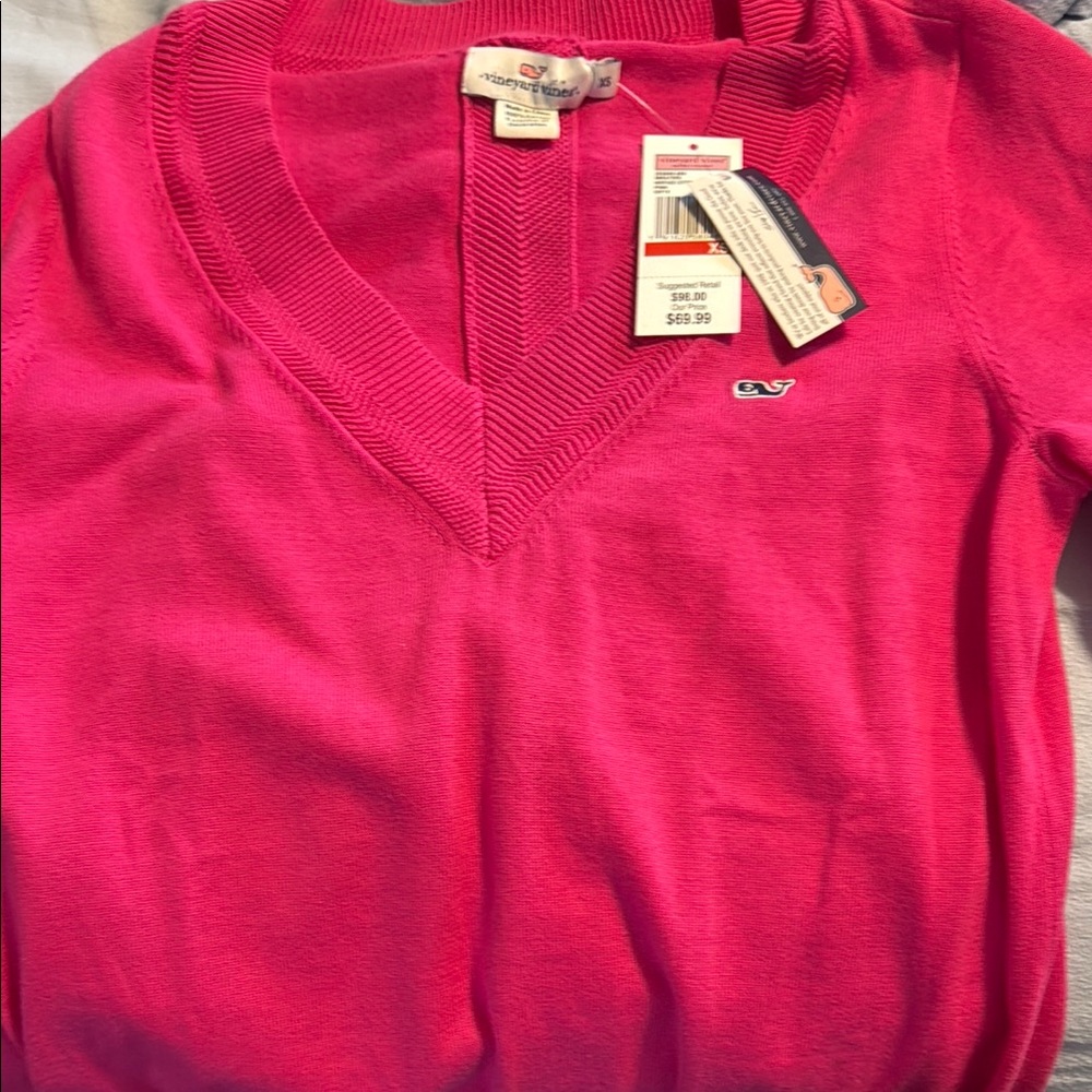 Vineyard Vines Women's Pink Sweater